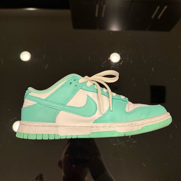Nike Dunk Low Big Kids’ Shoes In Low Green Glow | USED - Picture 12 of 14
